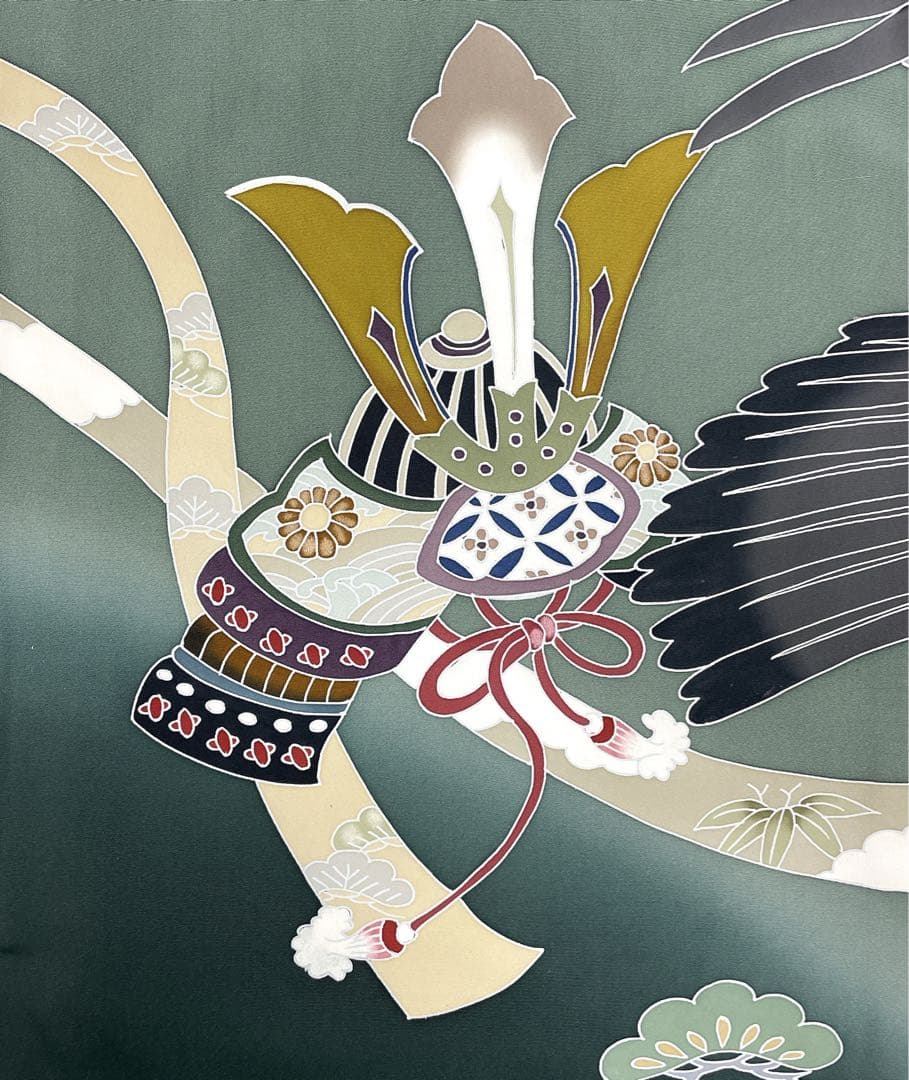 ◎mk-2106　男児　御祝着　お宮参り　しつけ糸付き　　12-23