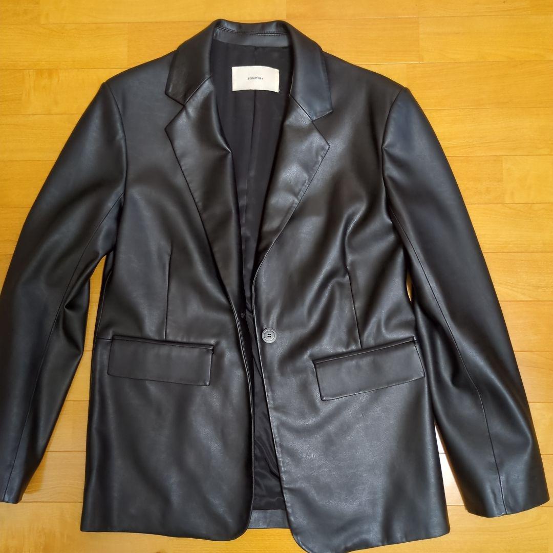 TODAYFUL.エコレザー.テイラードジャケット