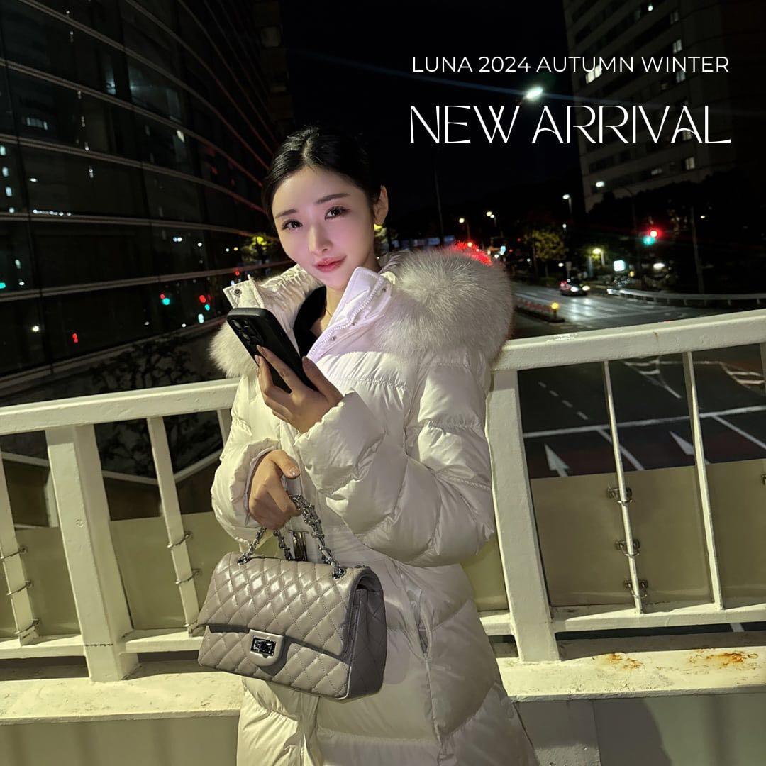 新品タグ付き 探偵ちゃん LUNA 5kgウエストベルト付きロングダウンコート