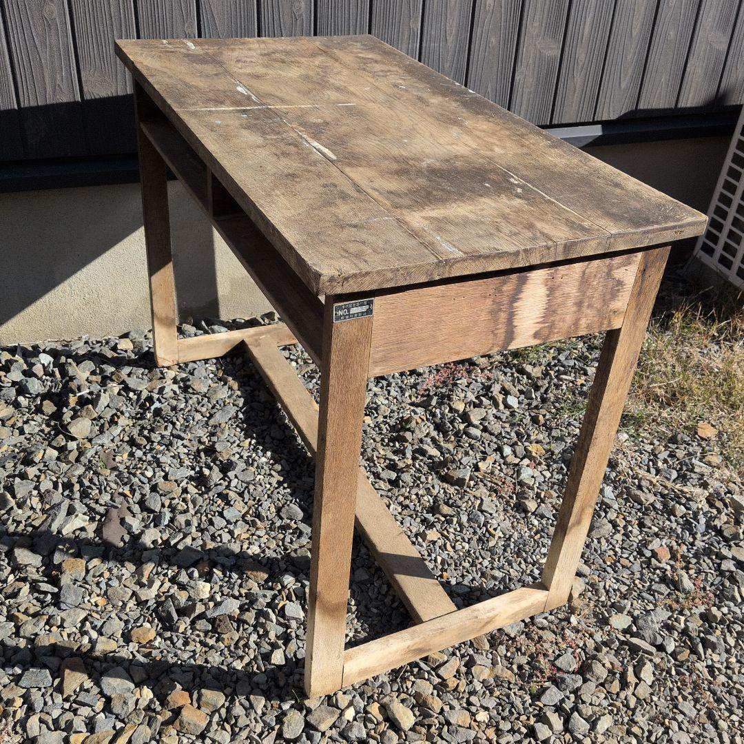 木製 文机 引き出し レトロ家具 アンティーク 学習机