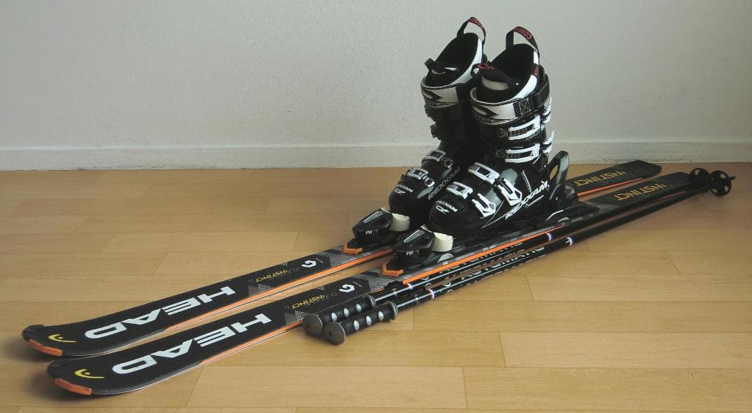 ■■1月限定■送料無料■HEAD■メンズスキーセット■板156靴26-26.5■