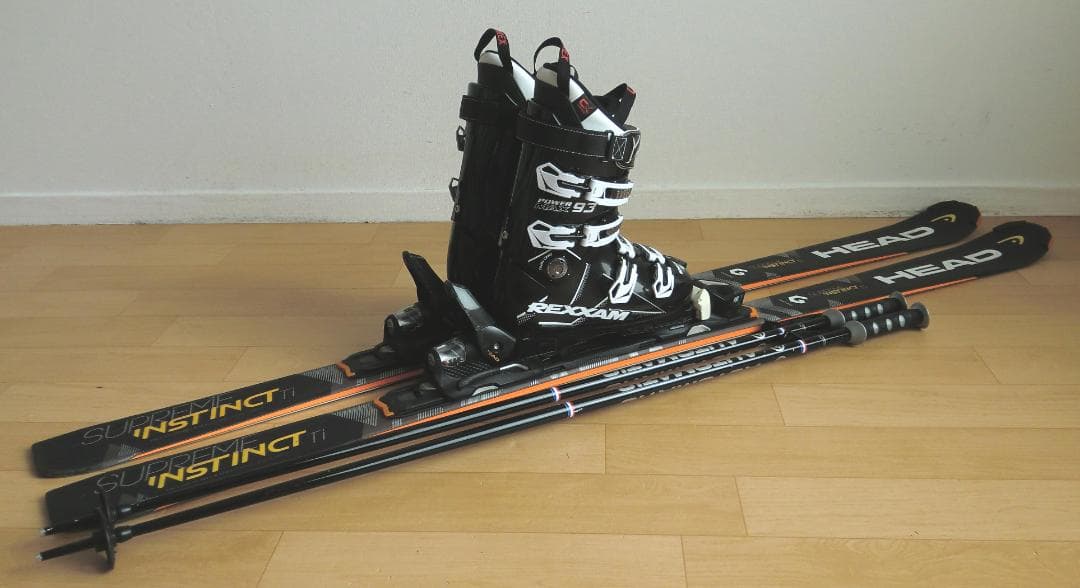 ■■1月限定■送料無料■HEAD■メンズスキーセット■板156靴26-26.5■