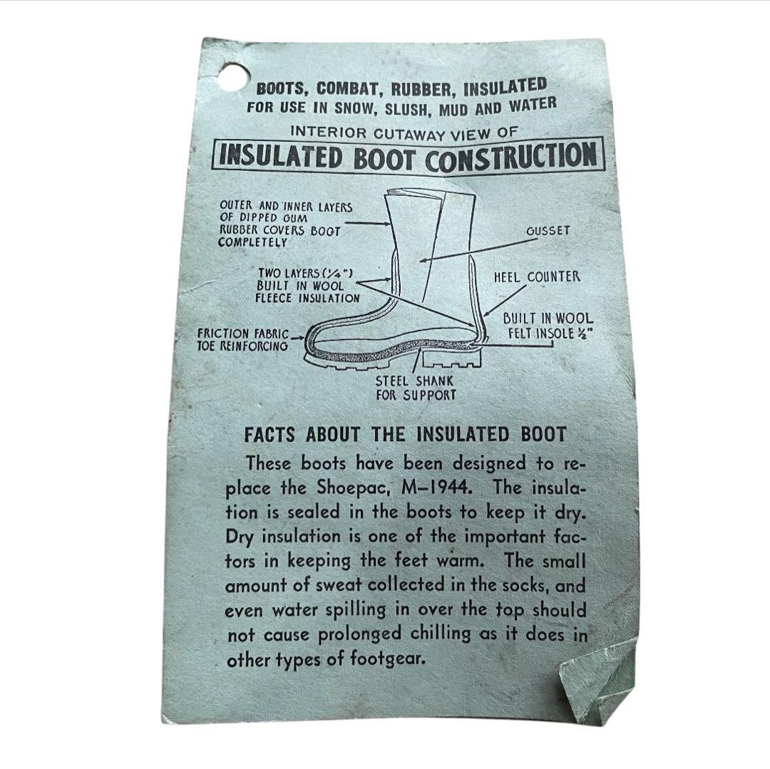 デッドストック　US.ARMY ミッキーマウスブーツ　9R ミリタリー