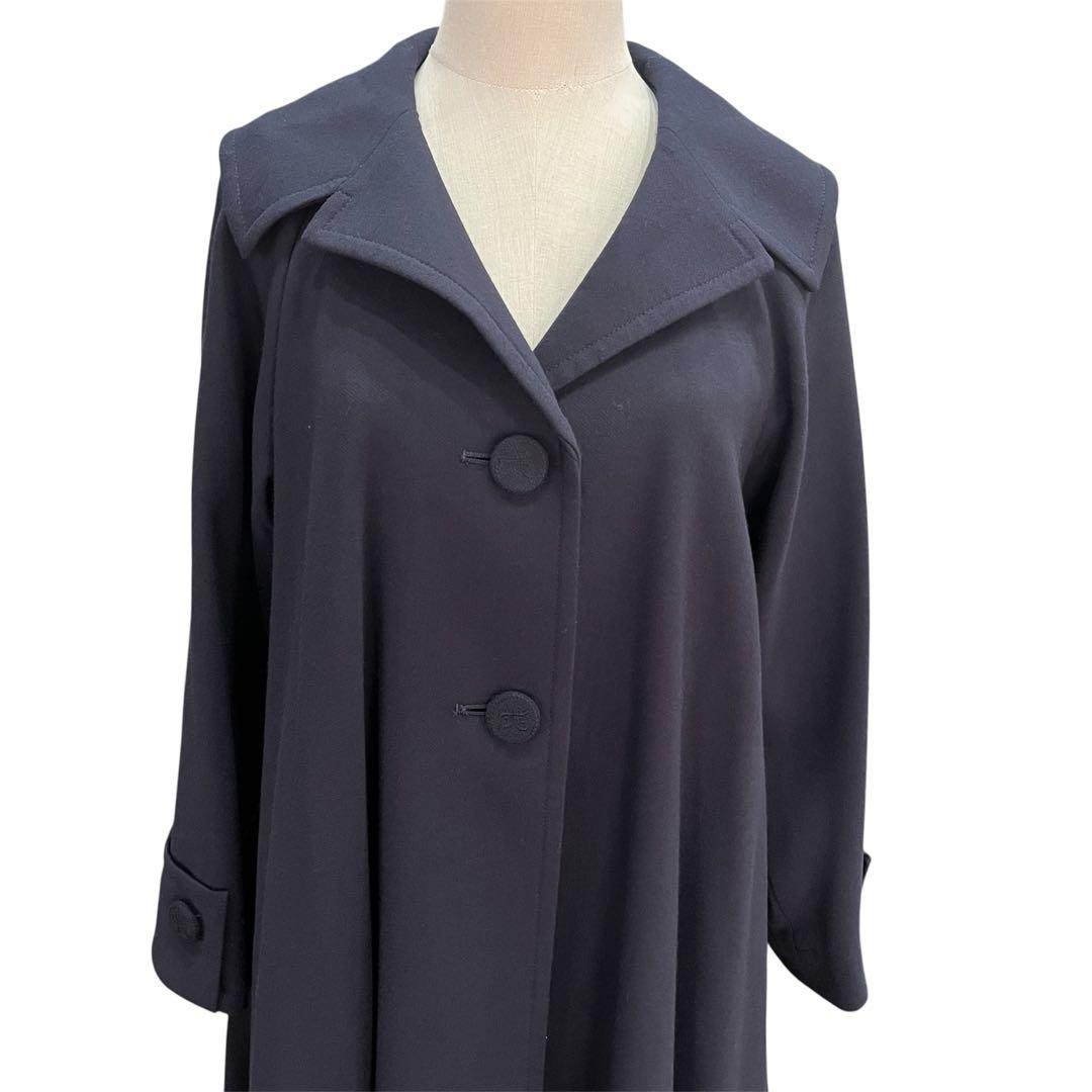rene ルネ　上品なコート　ネイビー　サイズ36 美品　日本製