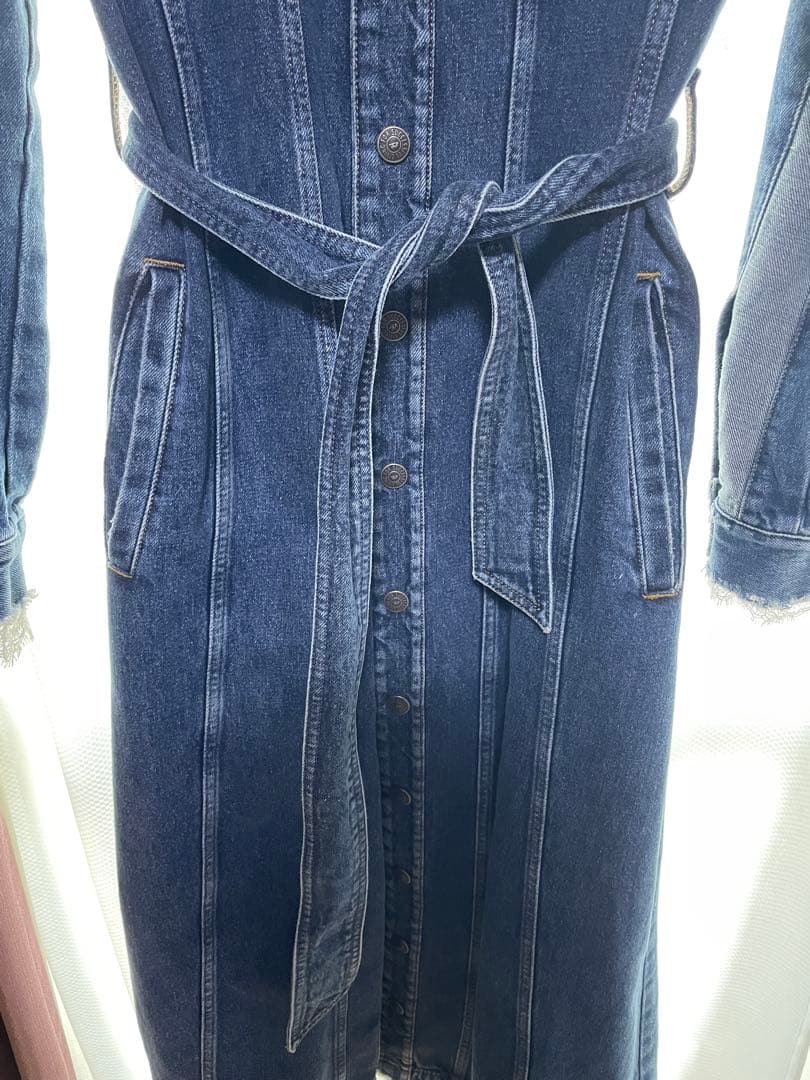 り*！様 Diesel完売品レディース デニム ロングワンピース 、コート定価1