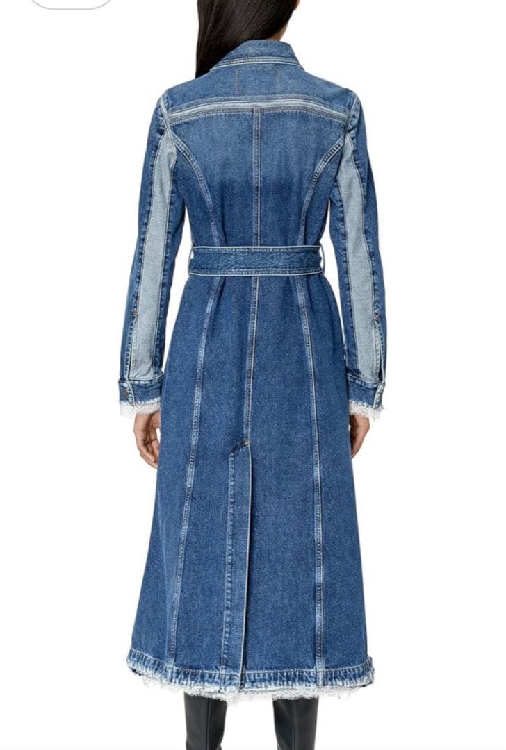 り*！様 Diesel完売品レディース デニム ロングワンピース 、コート定価1