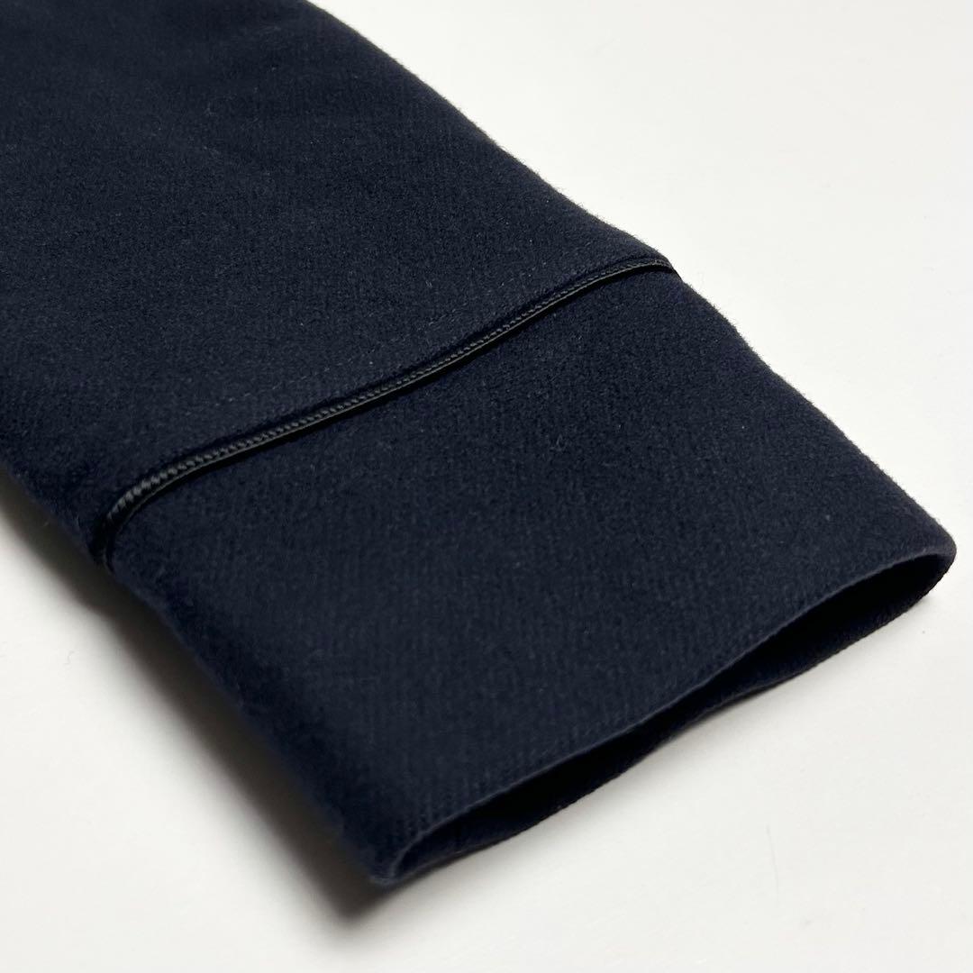 定価10万〜【美品】ヒューゴボス/バージンウールダブルブレストコート/カシミヤ混