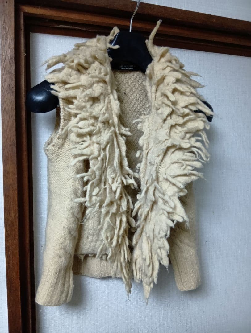 ジュンヤワタナベフリンジニットベスト