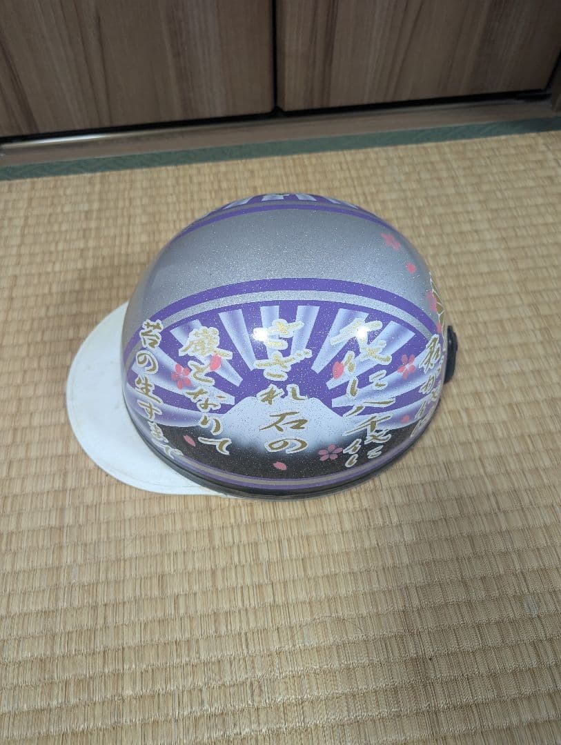 紫と銀のストライプ ・コルク半