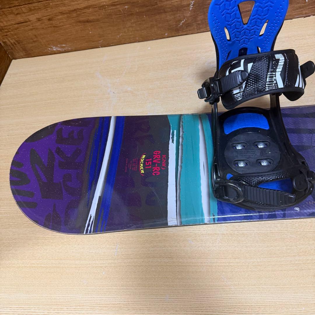 初心者オススメ  IGNIO イグニオ  メンズ  スノーボード 3点セット