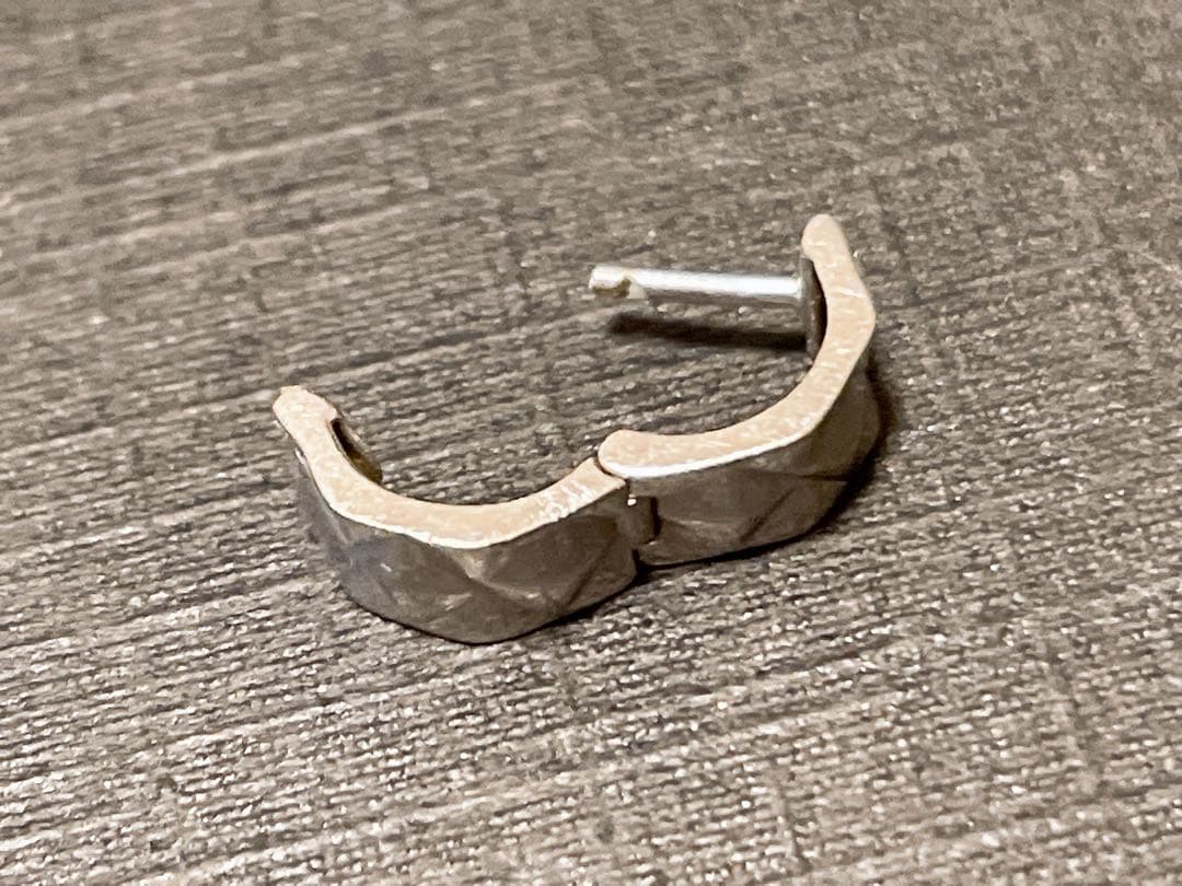 K18WG フープピアス　片耳