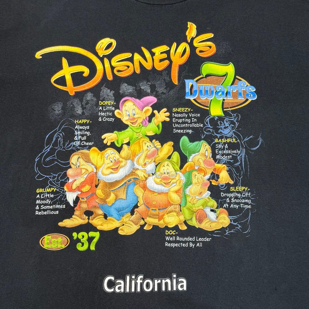00s Disney ヴィンテージ七人のこびと TシャツXL藤ヶ谷太輔着用モデル