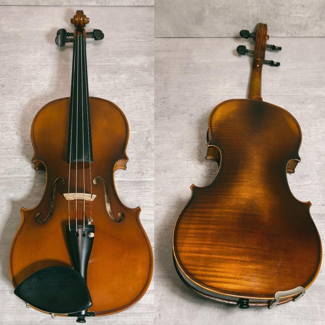 カールヘフナー　KH165 4/4 バイオリン　弓　ケース　虎目　柾目