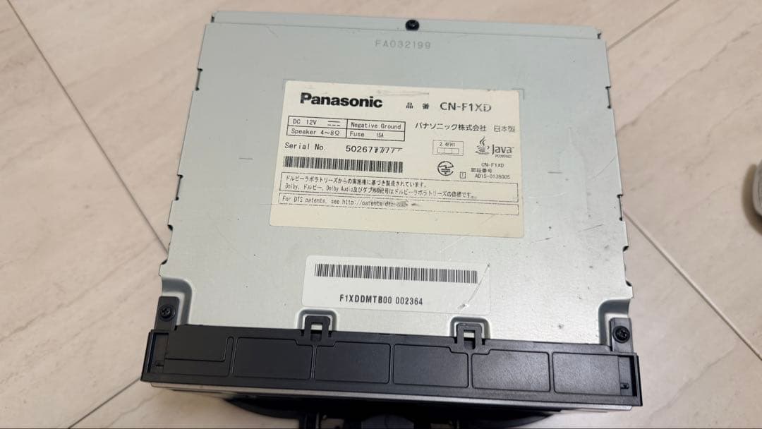 ク*リ様 ストラーダ CN-F1XD 2024地図 ブルーレイ