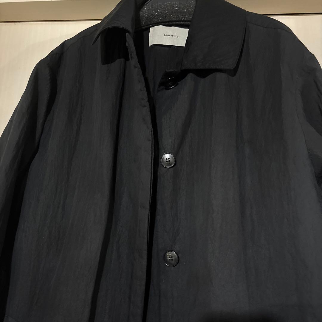 todayfulステンカラーオーバーコート