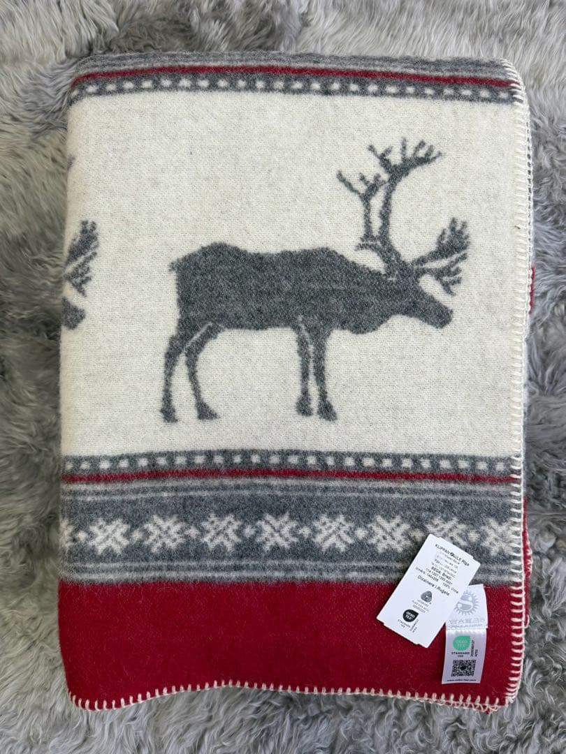 Klippan クリッパン　ブランケット　毛布　トナカイ　ミナペルホネントナカイ