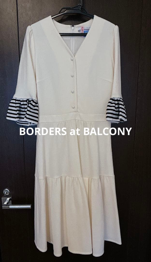 BORDERS at BALCONY アイボリー ワンピース 36