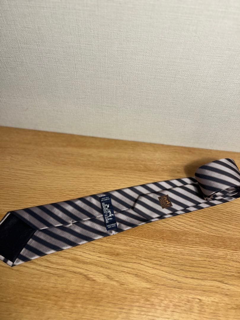 HERMES シルク100%ネクタイ　♪未使用♪