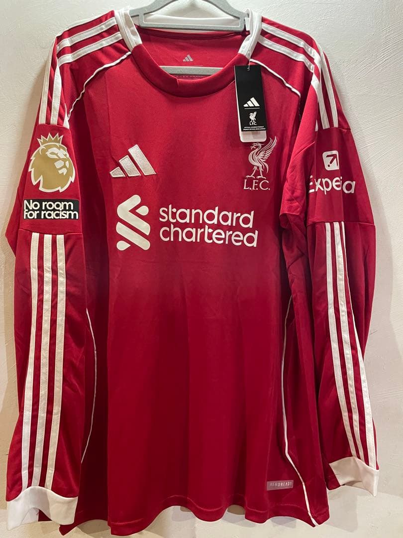 新品タグ付き　リバプール　25/26 ジョタ　ユニフォーム　長袖