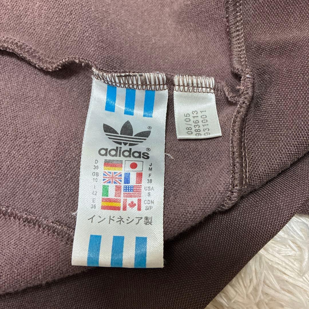 【希少】adidas トラックジャケット ブラウン ヴィンテージ M ジャージ