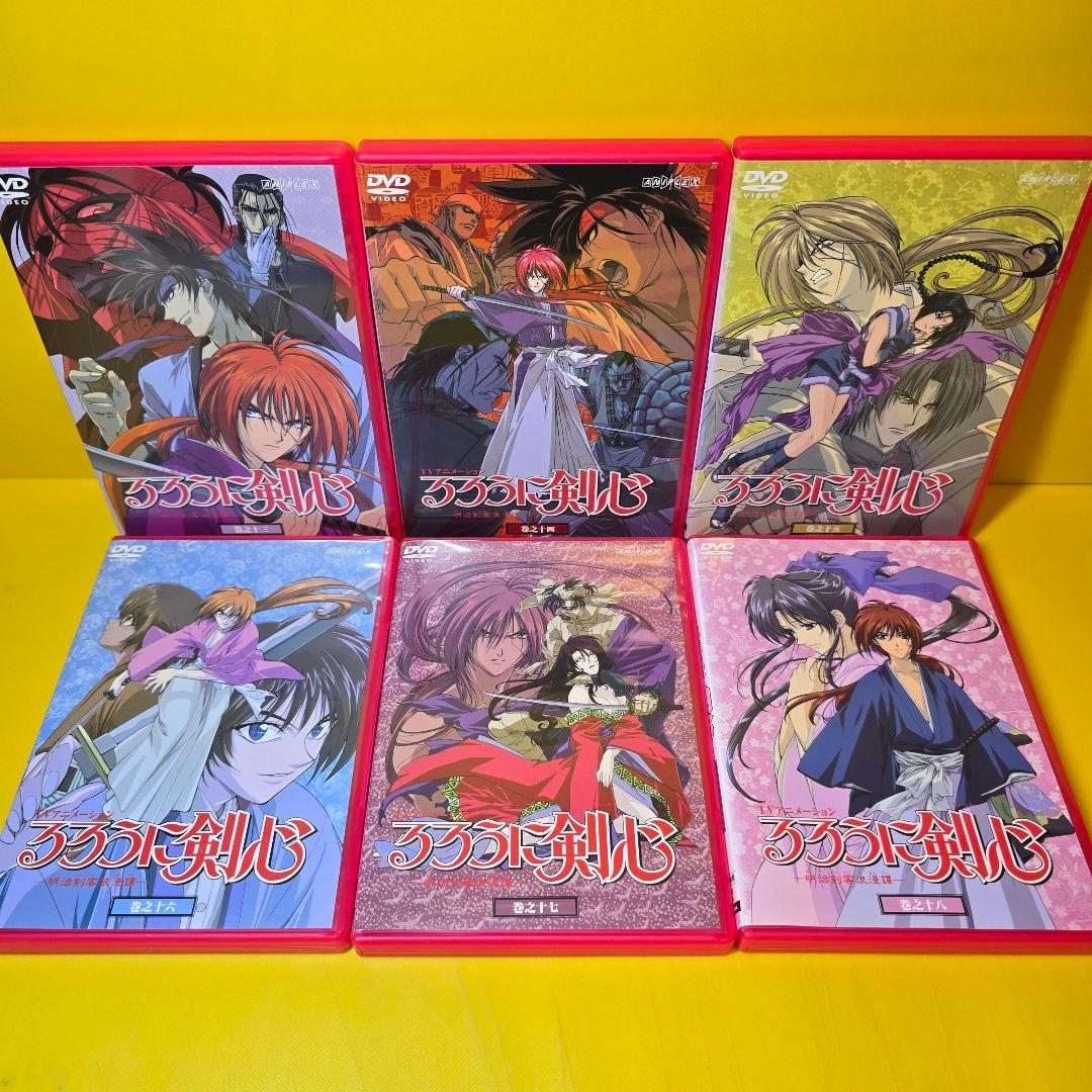 新品ケース交換済み　るろうに剣心 シリーズ DVD全35巻セット
