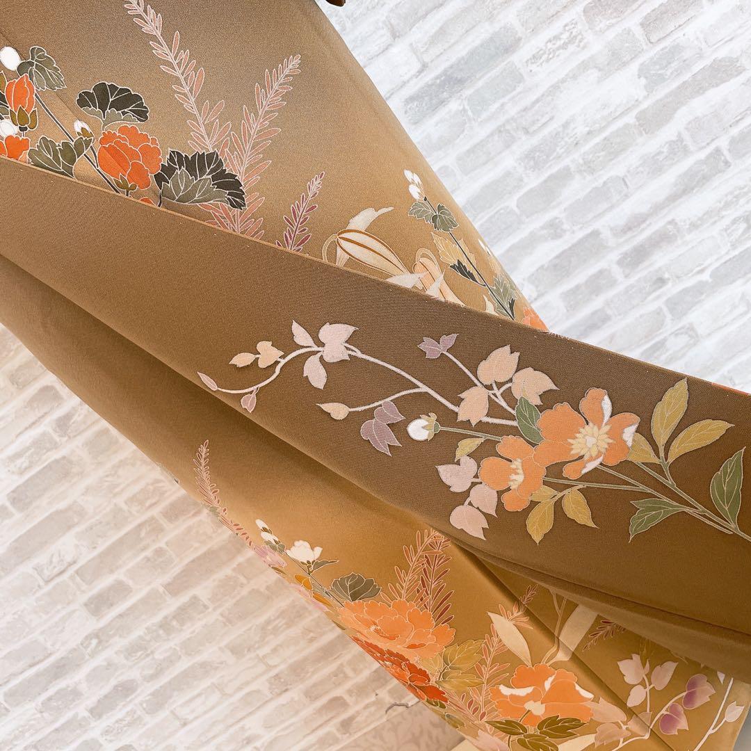 訪問着　フルセット　四季折々　咲き誇る花々　入学式　卒業式　着物　L3