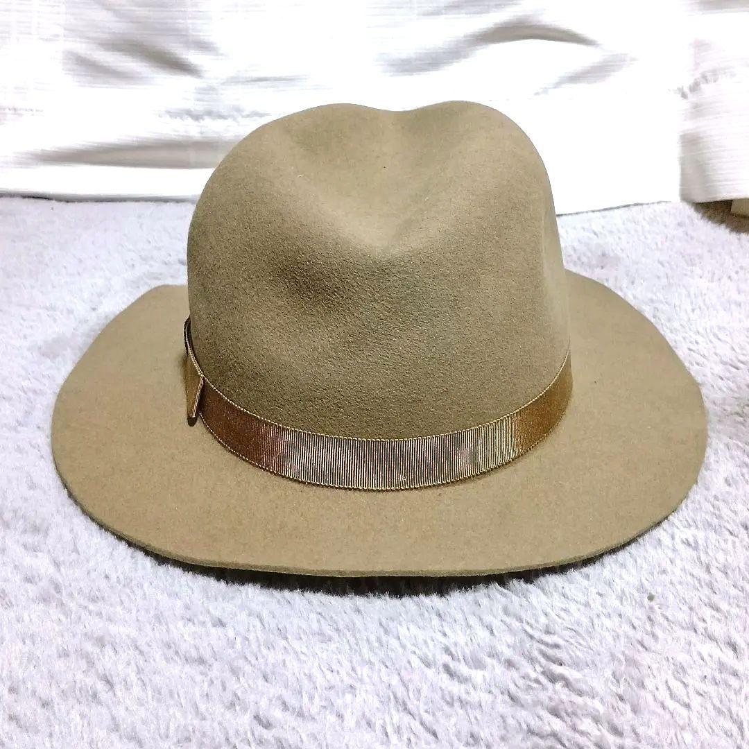 ■24時まで■STEVENSON OVERALL ラビットファー フェドラハット