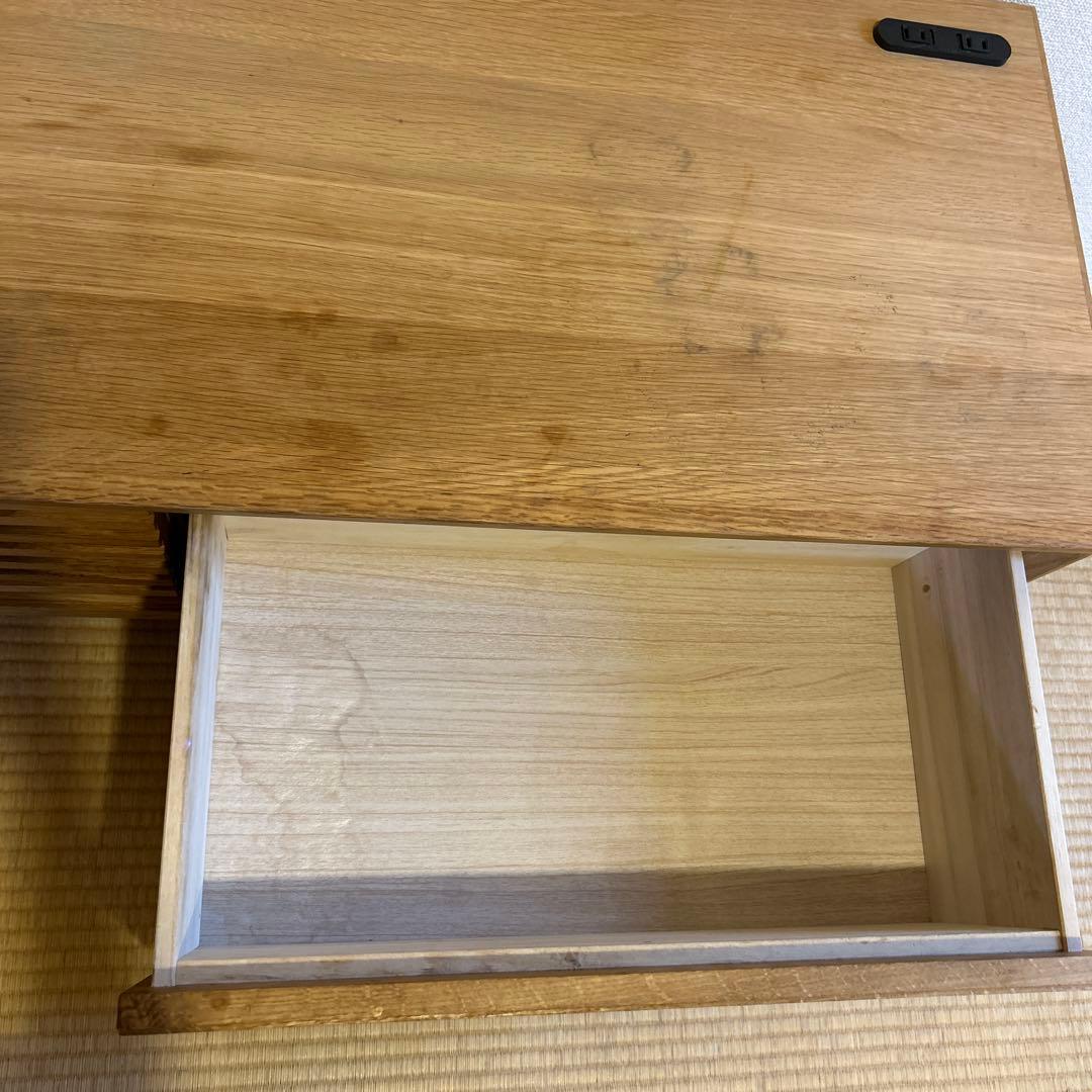 北欧風　テレビ台　ローボード　オーク　格子デザイン 120㎝