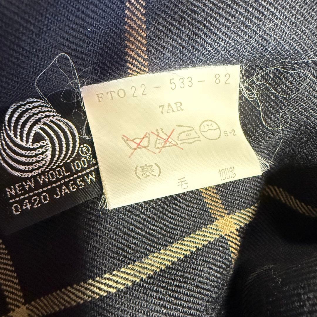 【バーバリー】極美品 ダッフルコート マスタード ウール Sサイズ レディース