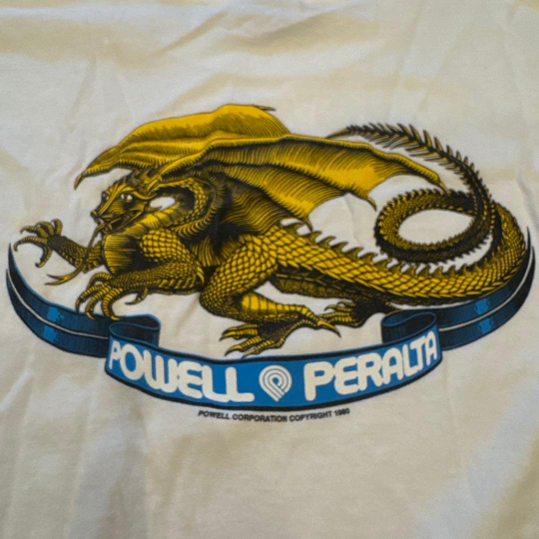 POWELL PERALTA ドラゴン刺繍 Tシャツ 00s