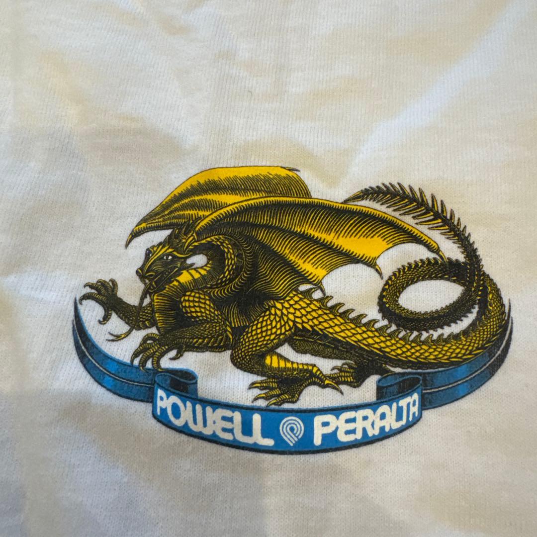 POWELL PERALTA ドラゴン刺繍 Tシャツ 00s