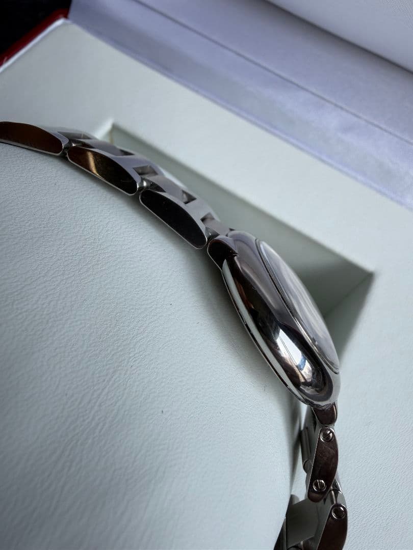 カルティエ W6920038 バロンブルー クォーツ レディース美品保証書付き