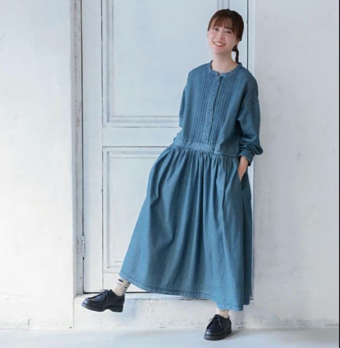 soulberry ソウルベリー　はちみつ堂のデニムワンピース M