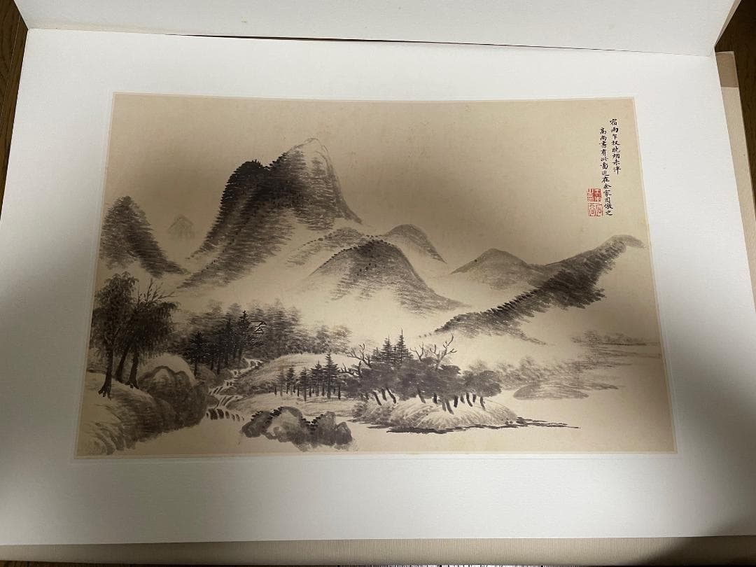 【超大型本】 複製画集 「清惲壽平王翬 花卉山水合册」 故宮博物院