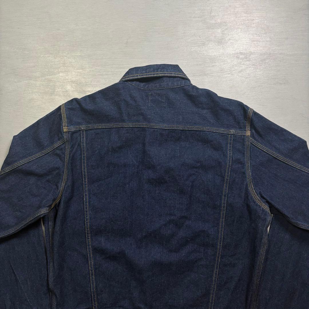 Lee 0401 デニムジャケット　1st 白タグ　濃紺　日本製　短丈　M
