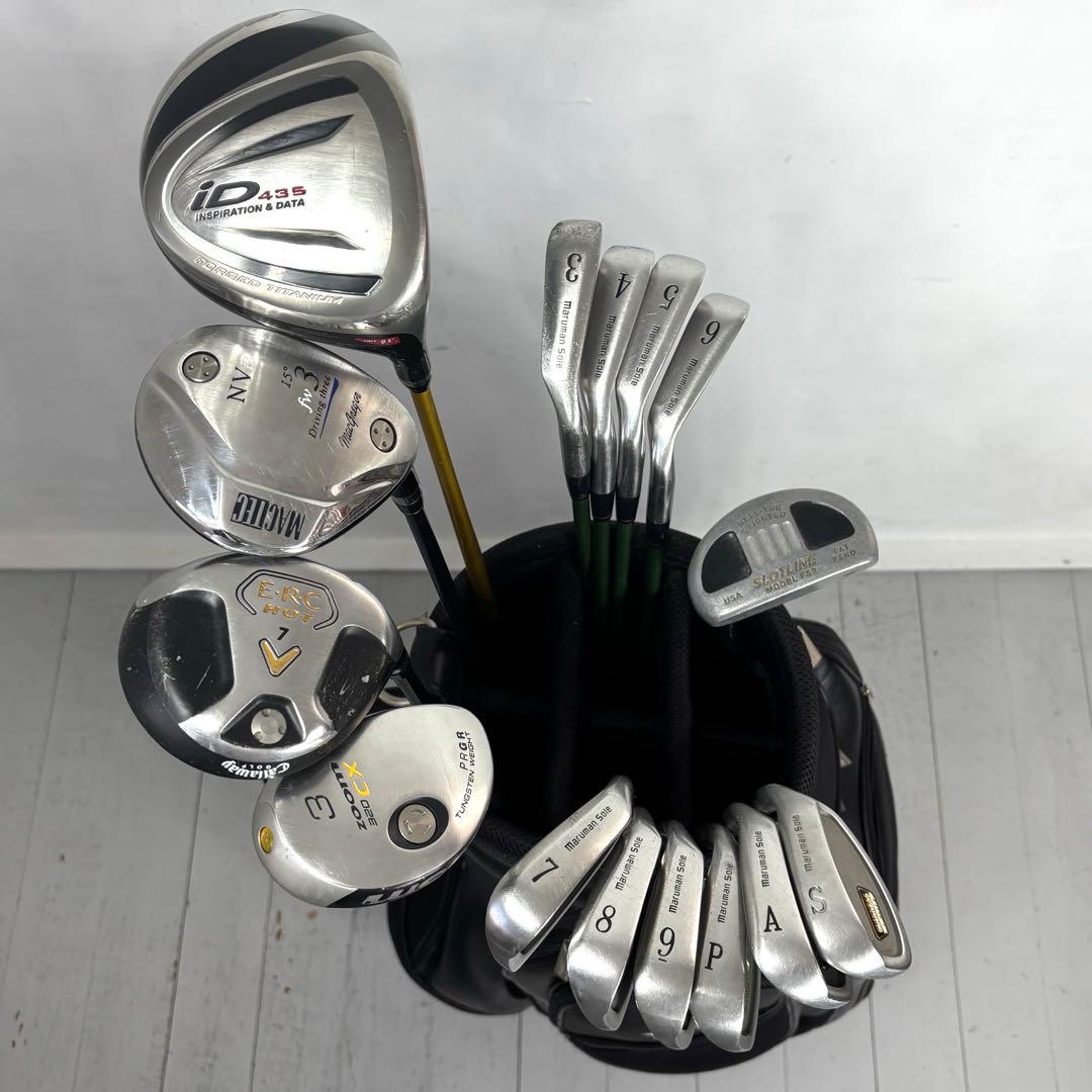 本格派 メンズゴルフクラブ 15本 フルセット ゴルフセット 豪華 お試しセット
