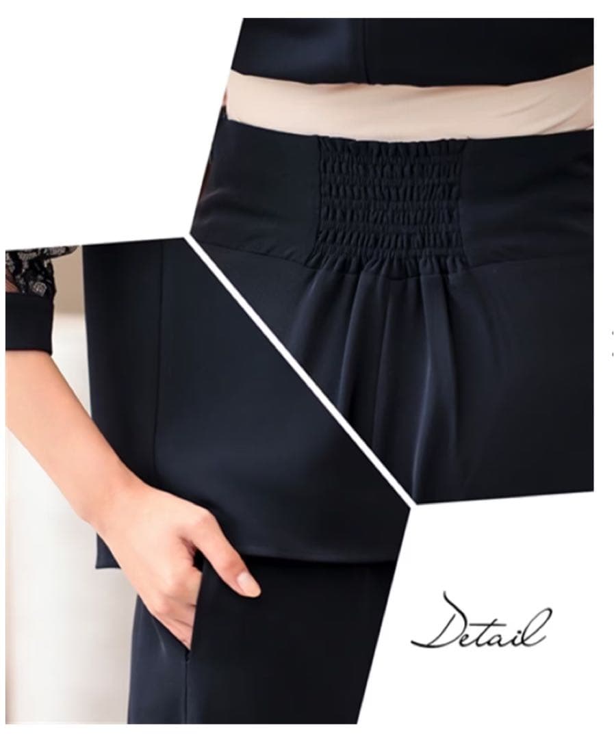 ワイドパンツ　セットアップドレス　結婚式