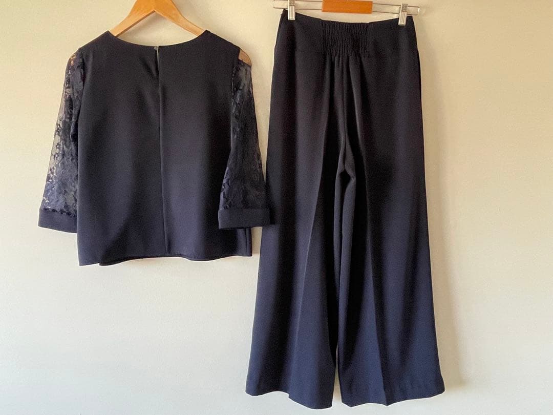 ワイドパンツ　セットアップドレス　結婚式