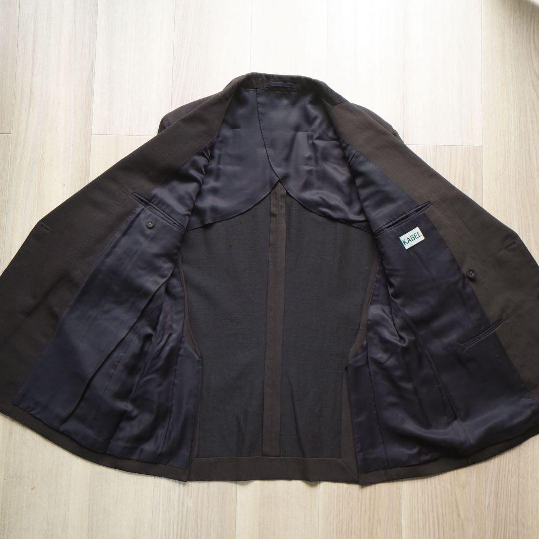 KABEL（カベル）ウールリネン セットアップスーツ ダブルジャケット＆パンツ
