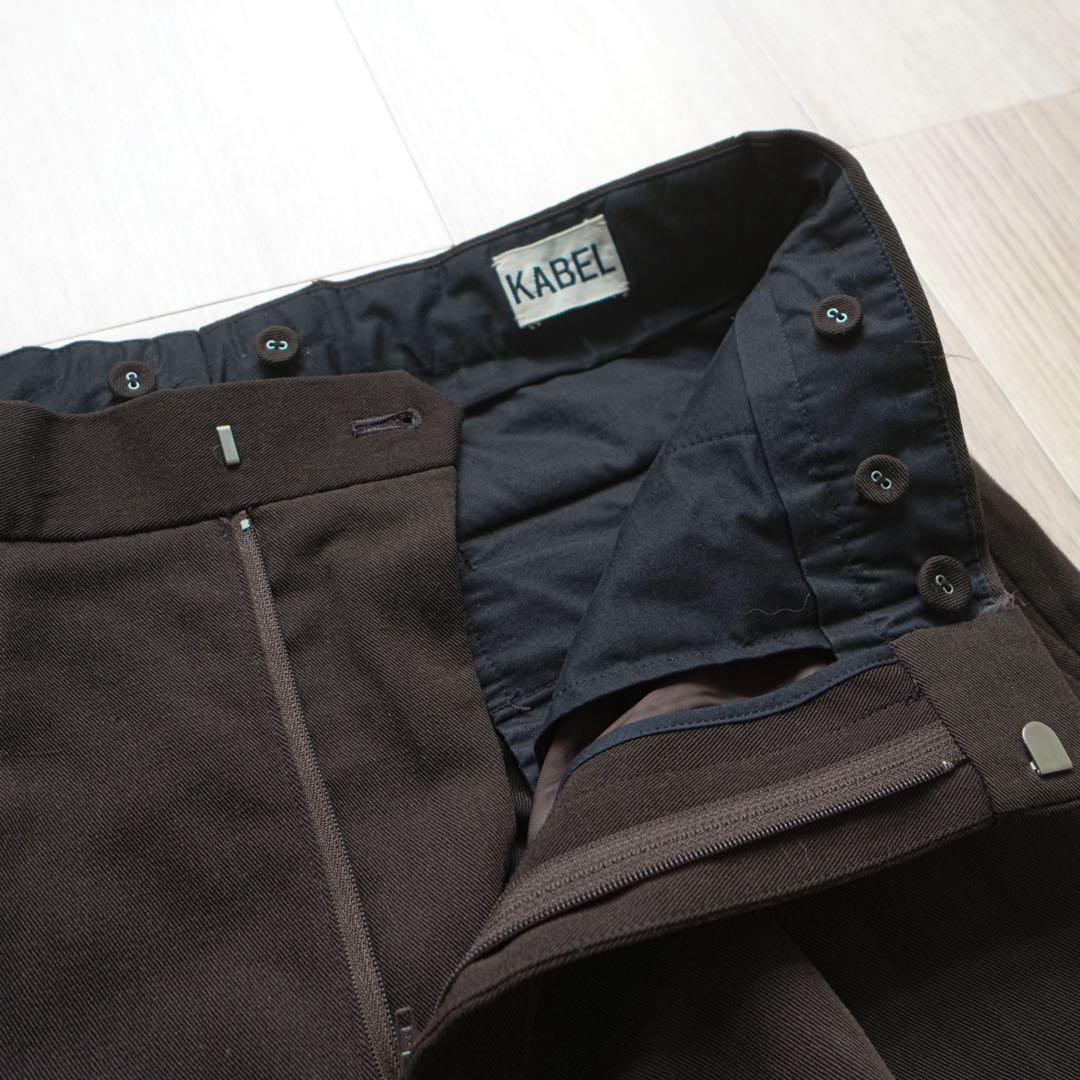 KABEL（カベル）ウールリネン セットアップスーツ ダブルジャケット＆パンツ