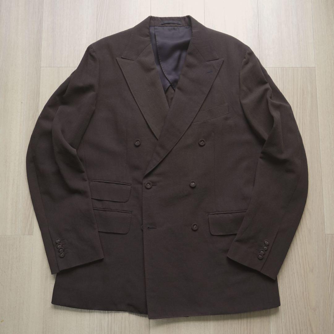 KABEL（カベル）ウールリネン セットアップスーツ ダブルジャケット＆パンツ