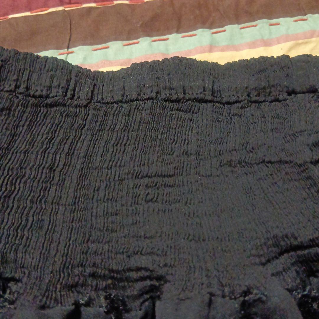 美品me ISSEY MIYAKE スカート　イッセイミヤケ　ミー　黒