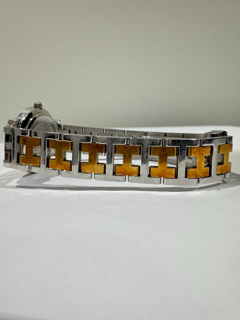 エルメス クリッパー CL4.220 レディース腕時計 コンビ 電池切れ