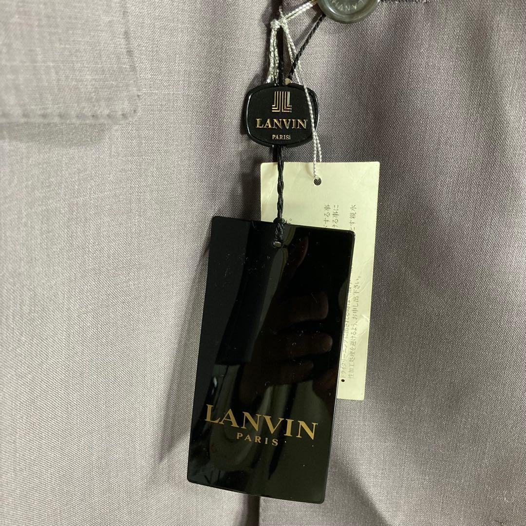 LANVIN グレー ダブルブレストスーツ スラックス付き Set Up 未使用