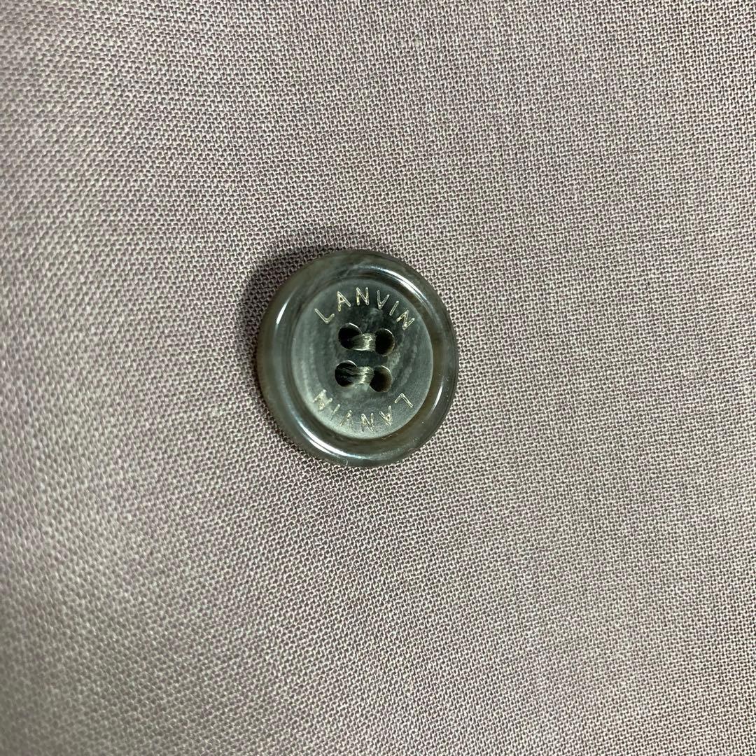 LANVIN グレー ダブルブレストスーツ スラックス付き Set Up 未使用