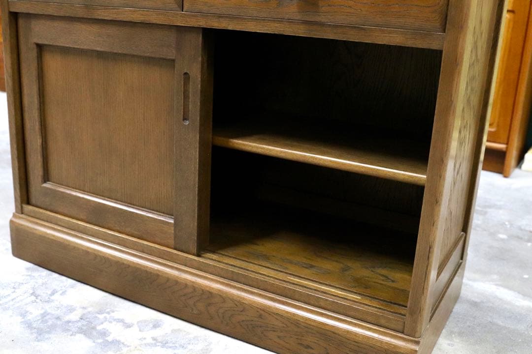 GMIK355○山室家具 ESPOIR エスポアール 食器棚 キャビネット 飾