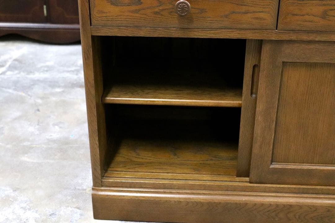 GMIK355○山室家具 ESPOIR エスポアール 食器棚 キャビネット 飾