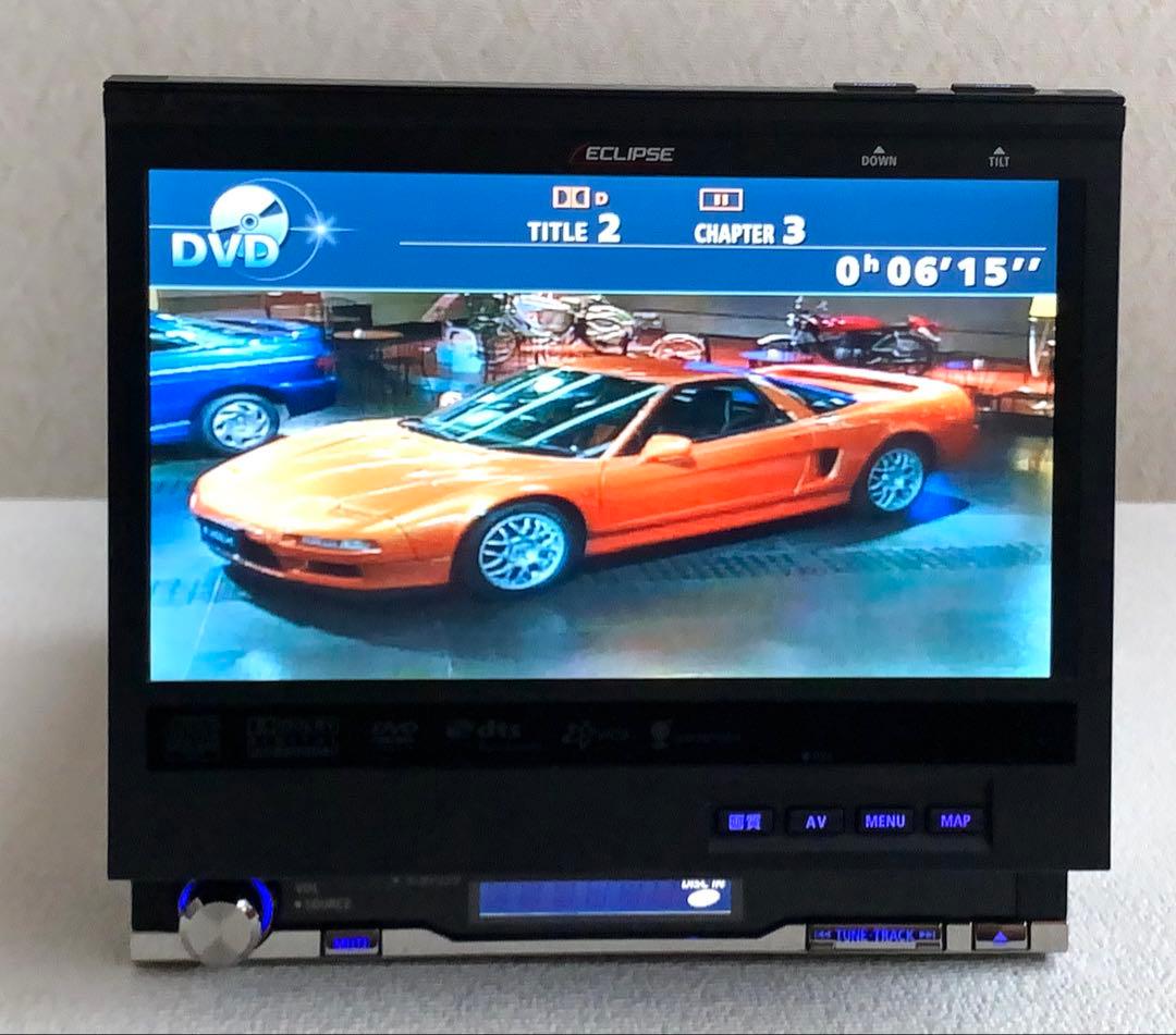 ☆イクリプスECLIPSE AVN978HD 1DIN 地図2008年度 中古☆