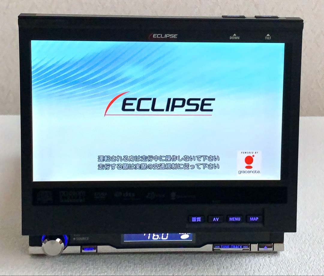 ☆イクリプスECLIPSE AVN978HD 1DIN 地図2008年度 中古☆