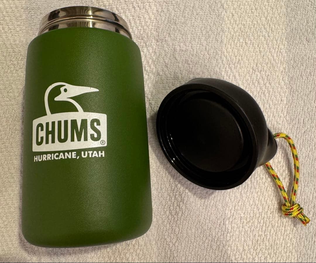 ✨美品・未使用✨ CHUMS ディッシュ カップ カトラリー ステンレスボトル